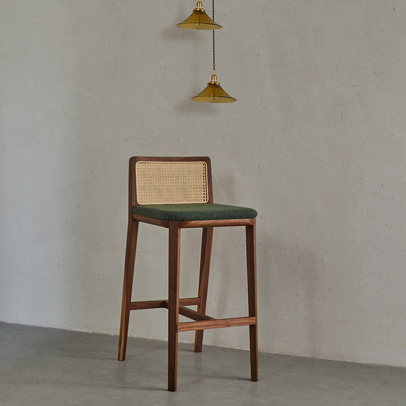 Brown Ash Wood Bar & Counter Stools Industrial Indoor Stools