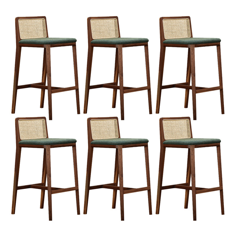 Brown Ash Wood Bar & Counter Stools Industrial Indoor Stools