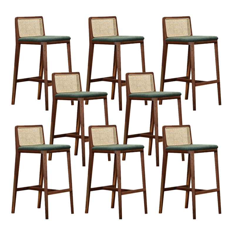 Brown Ash Wood Bar & Counter Stools Industrial Indoor Stools