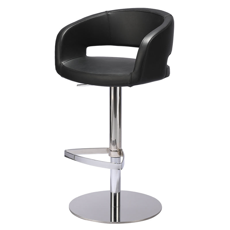 Modern Leather Bar Stool Adjustable Backrest Counter Stool for Bristol