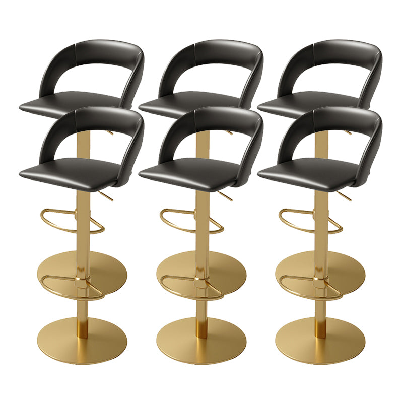 Swivel Leather Bar Stool Adjustable Height Counter Stool for Bristol