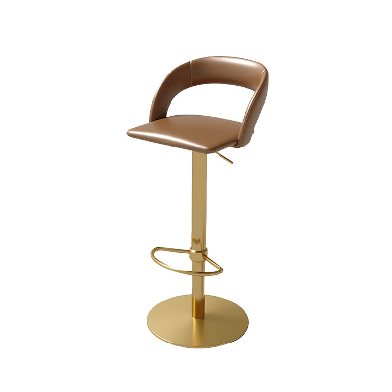 Swivel Leather Bar Stool Adjustable Height Counter Stool for Bristol