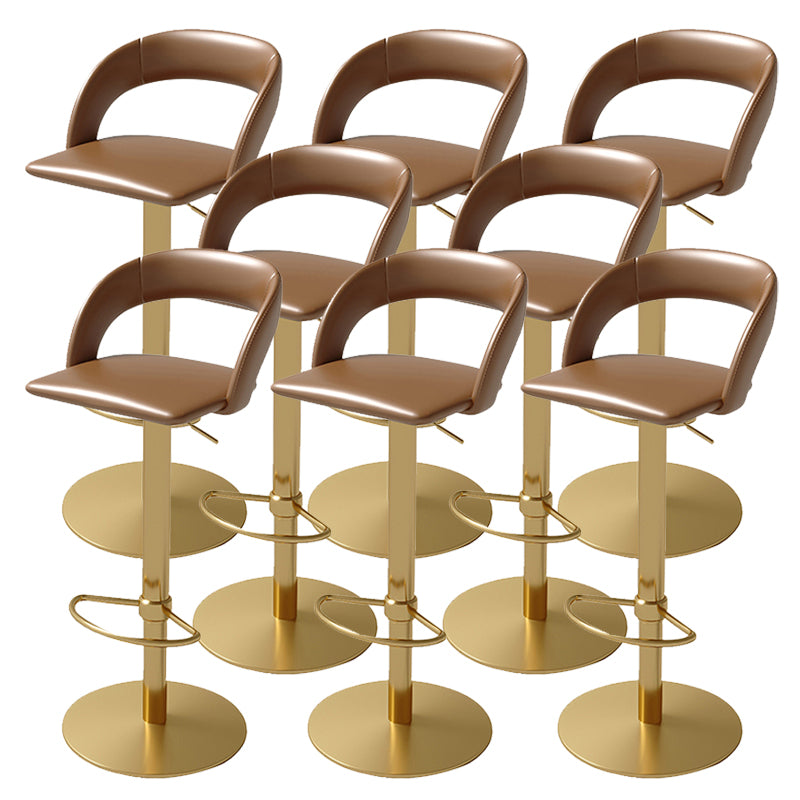 Swivel Leather Bar Stool Adjustable Height Counter Stool for Bristol