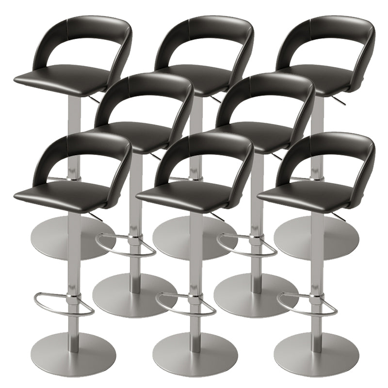 Swivel Leather Bar Stool Adjustable Height Counter Stool for Bristol
