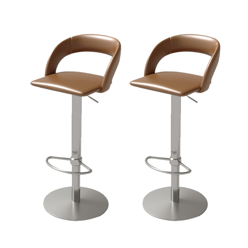 Swivel Leather Bar Stool Adjustable Height Counter Stool for Bristol