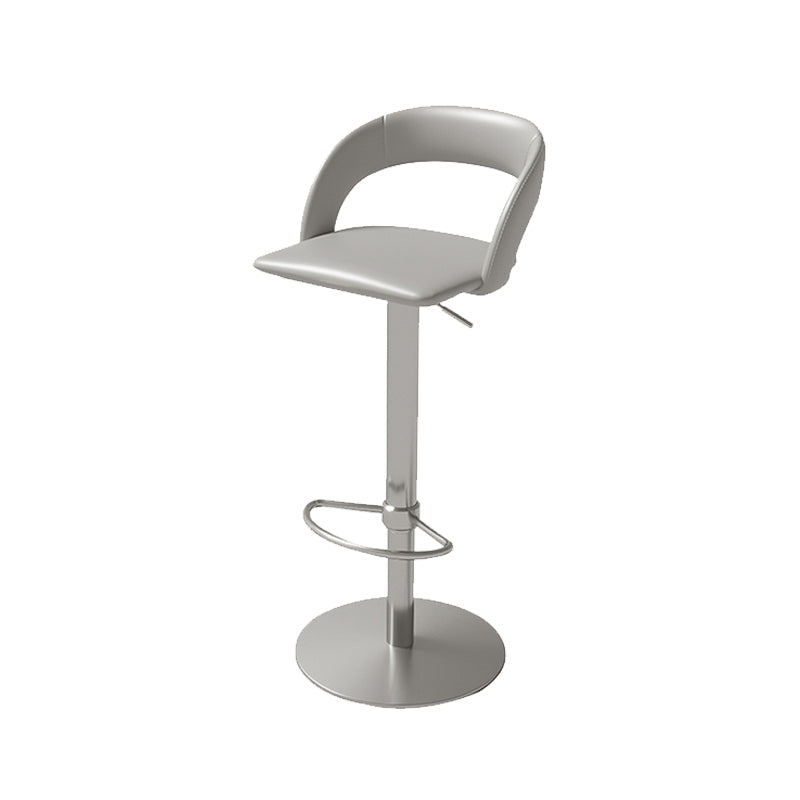 Swivel Leather Bar Stool Adjustable Height Counter Stool for Bristol