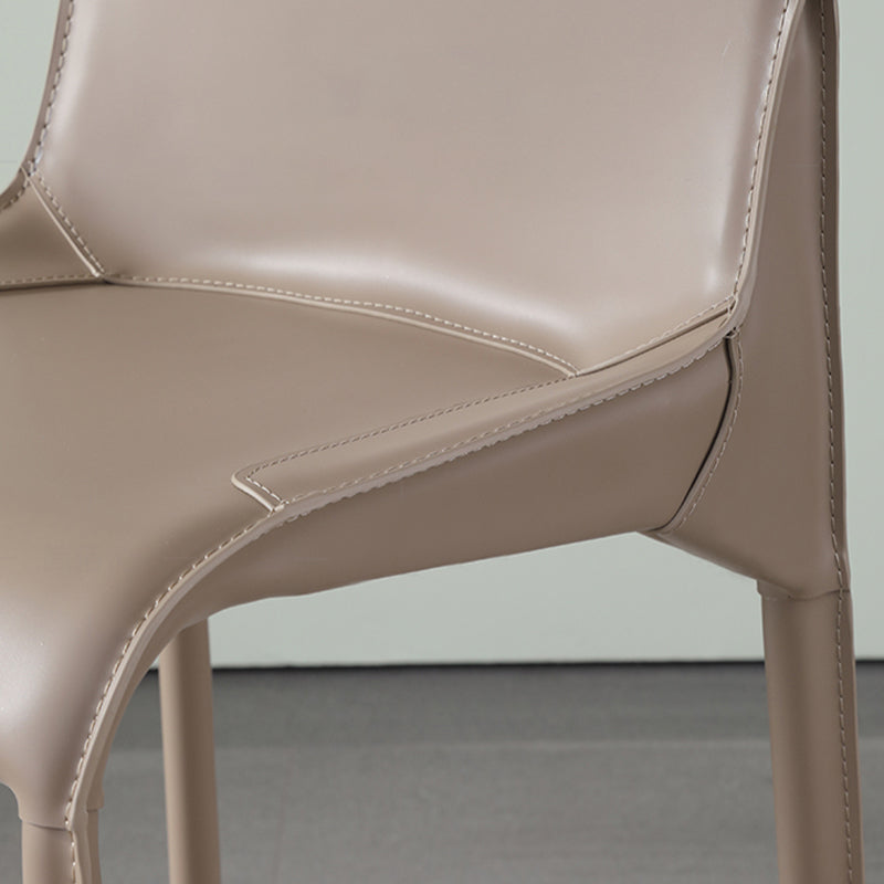 Modern Bar Stool Backrest Leather Counter Stool for Bristol with Metal Legs