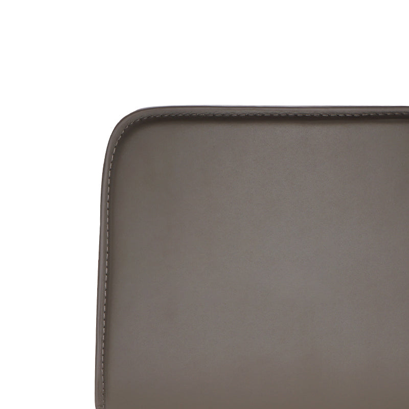 Industrial Bar Stool Leather Backrest Counter Stool for Bristol With Metal Legs