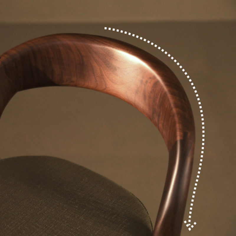 Green Fabric Counter & Bar Stools Industrial Ash Wood Indoor Stools