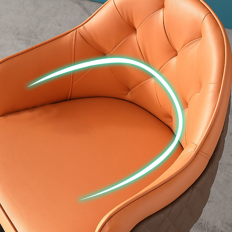 Glam Leather Bar Stool Backrest Counter Stool for Bristol with Metal Legs