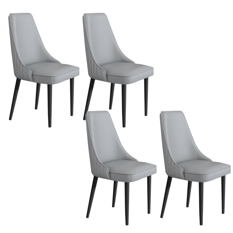 Faux Leather Dining Chair Parsons Home Arm Dining Side Chair