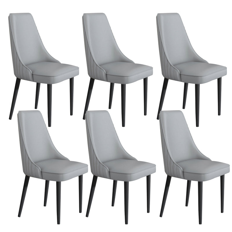 Faux Leather Dining Chair Parsons Home Arm Dining Side Chair