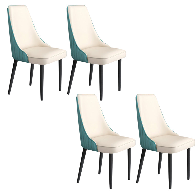 Faux Leather Dining Chair Parsons Home Arm Dining Side Chair