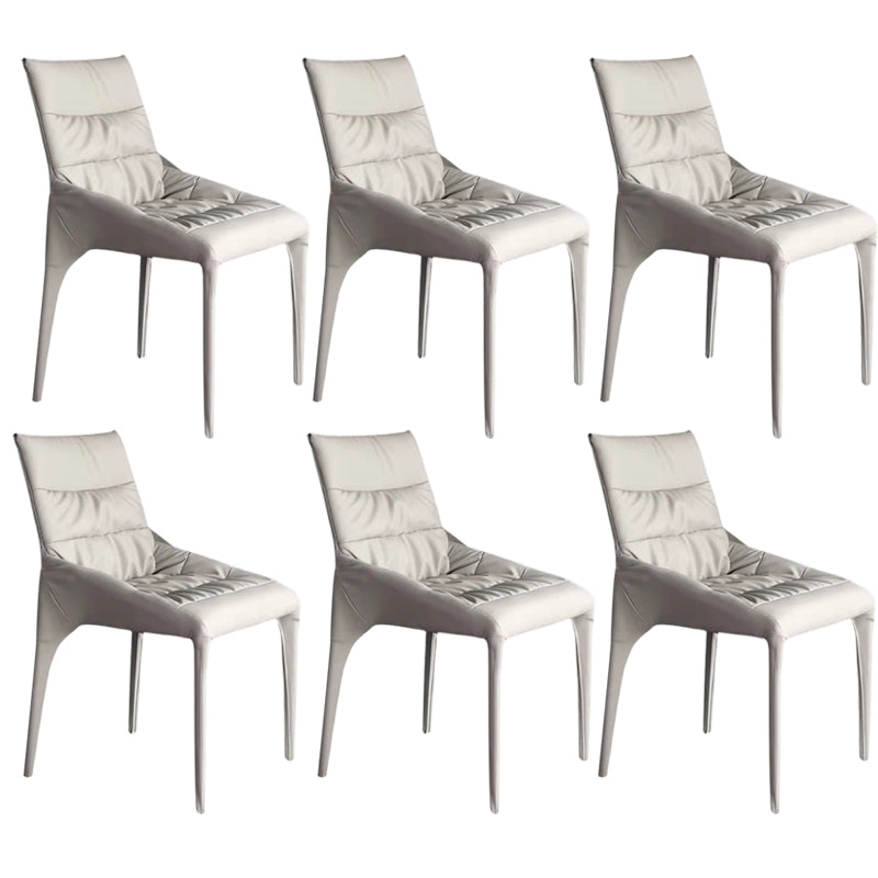 Upholstered Armless Dining Chairs Dining Room Kitchen Parsons Chair