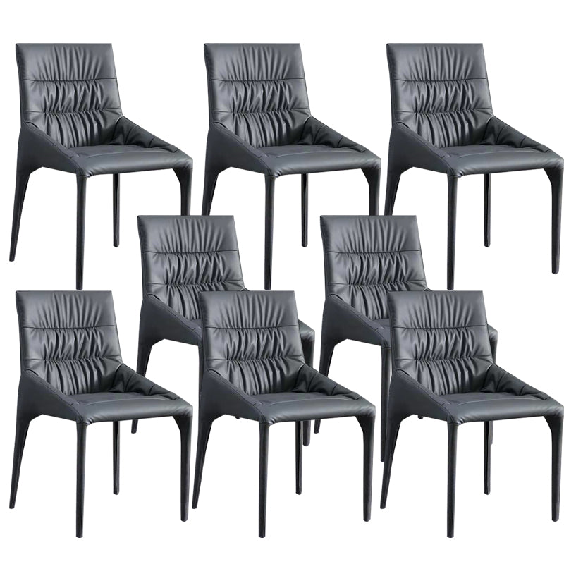 Upholstered Armless Dining Chairs Dining Room Kitchen Parsons Chair