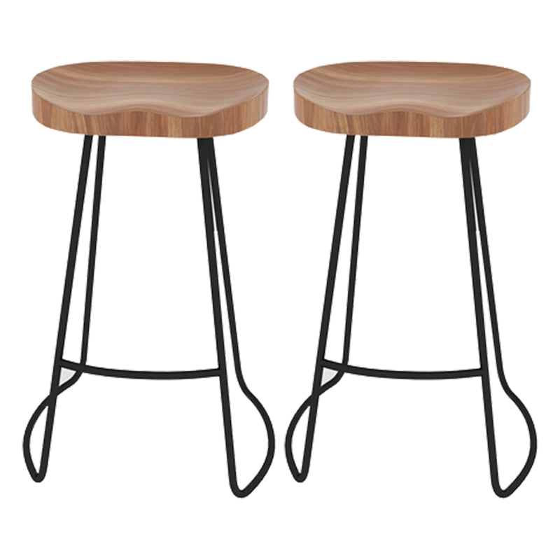 Modern Wooden 1/2/3 Pieces Bar Table Set Rectangle Bar Table with Metal Legs