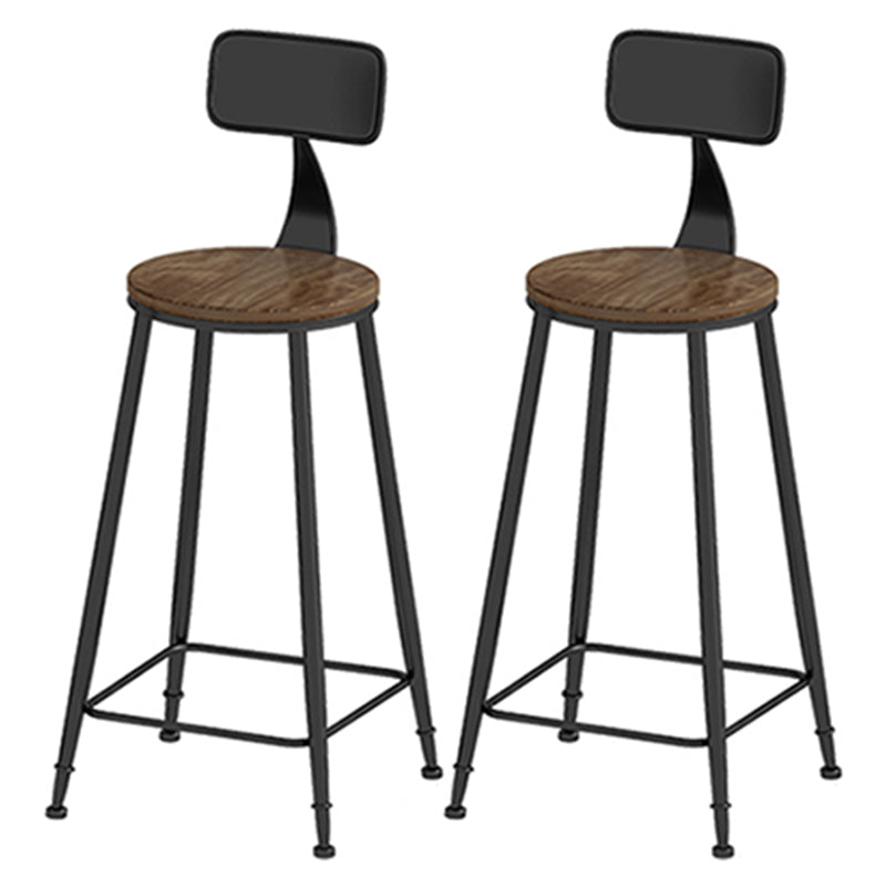 Modern Wooden 1/2/3 Pieces Bar Table Set Rectangle Bar Table with Metal Legs