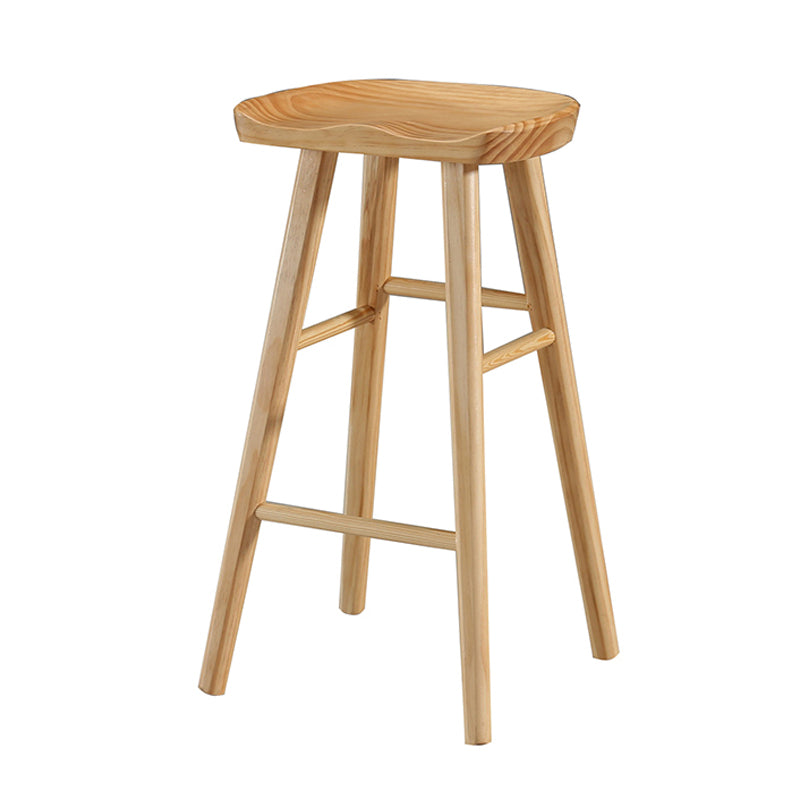 Glam 1/2 Pieces Bar Table Set Rectangle Wood Counter Table with Stools