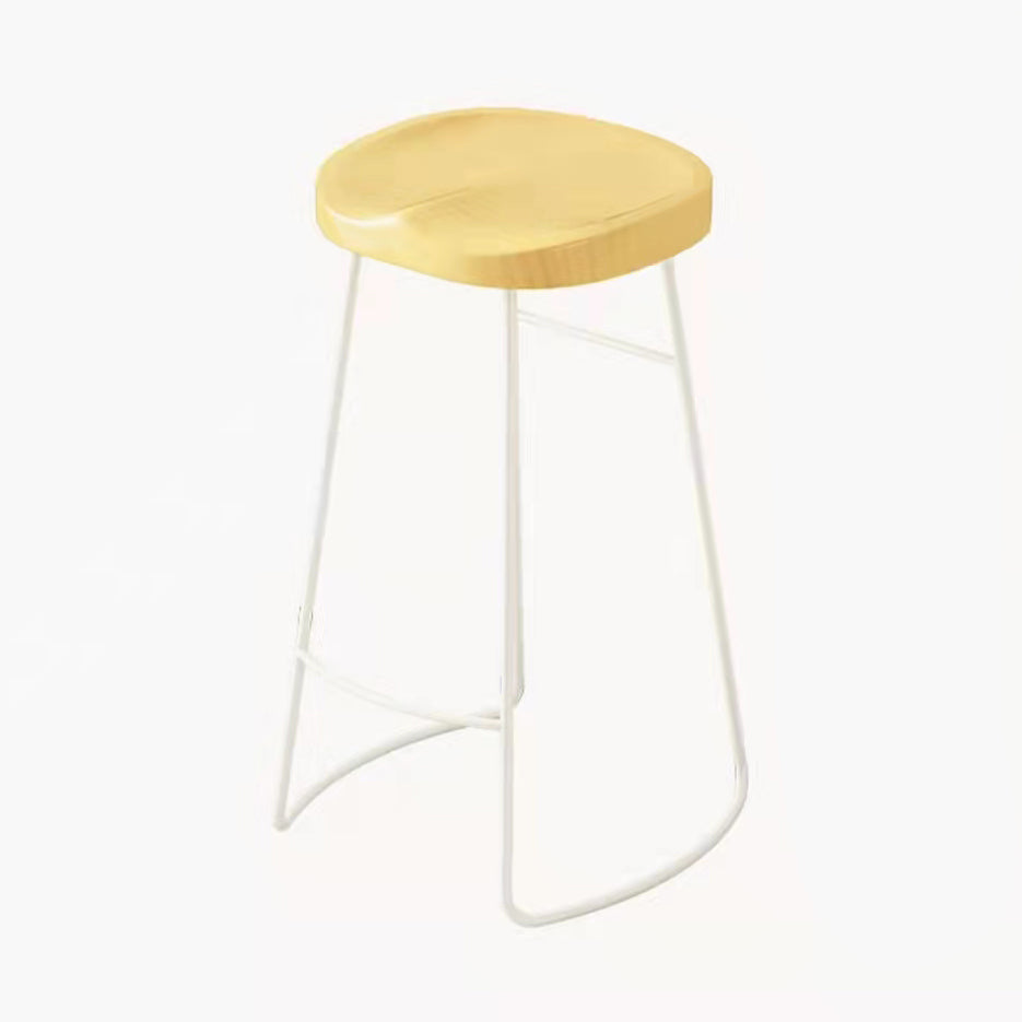 Rectangle Modern Pub Table Set 1/5 Pieces Pine Wood Top Bar Table with Wooden Stools