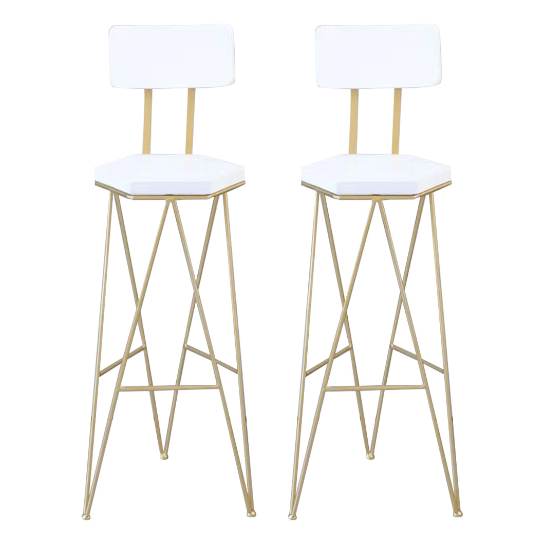 Modern Pub Table Set 1/2/3/5 Pieces Wood Bar Table with Metal Stools