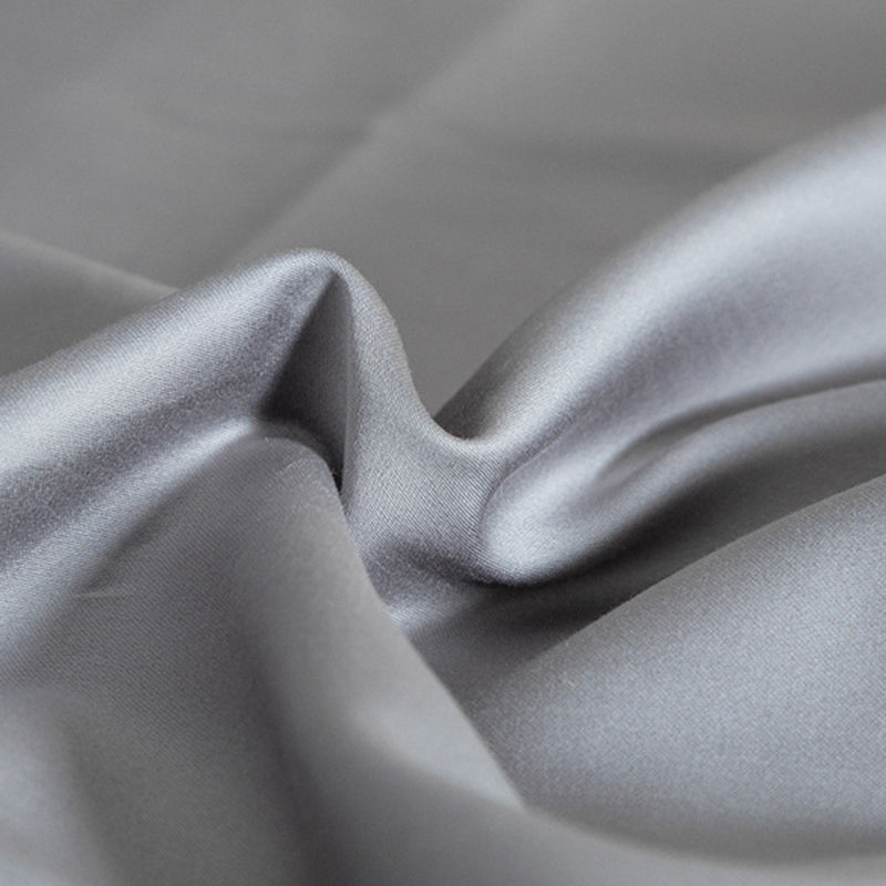 Sateen Weave Sheet Fade Resistant Non-Pilling Solid Color Soft Bed Sheet