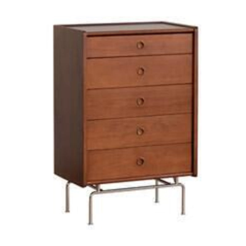 Ultra-Modern Double Dresser Pine Storage Chest Dresser for Bedroom