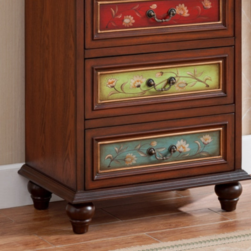 15.6-inch Width Solid Wood Storage Chest Traditional Dresser