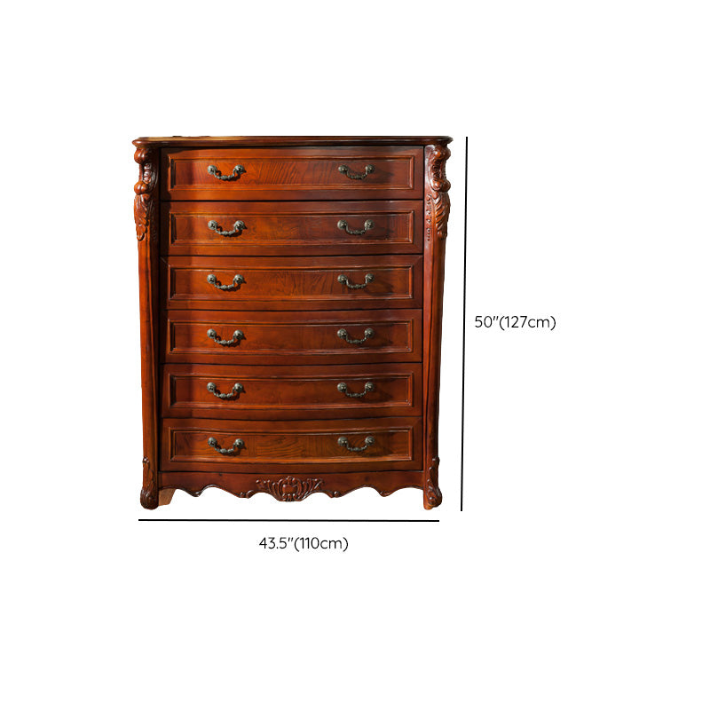 Mid-Century Modern Cabinet/Chest with Drawers and Legs in Solid Wood