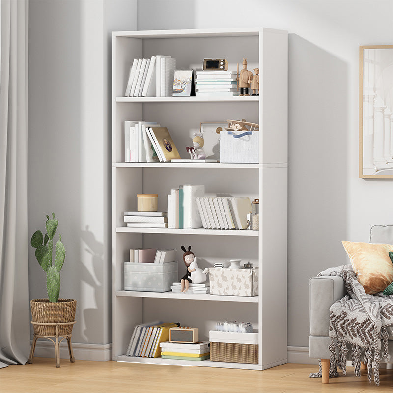 Contemporary Accent Cabinet with Wooden Shelves Rectangle Cabinet