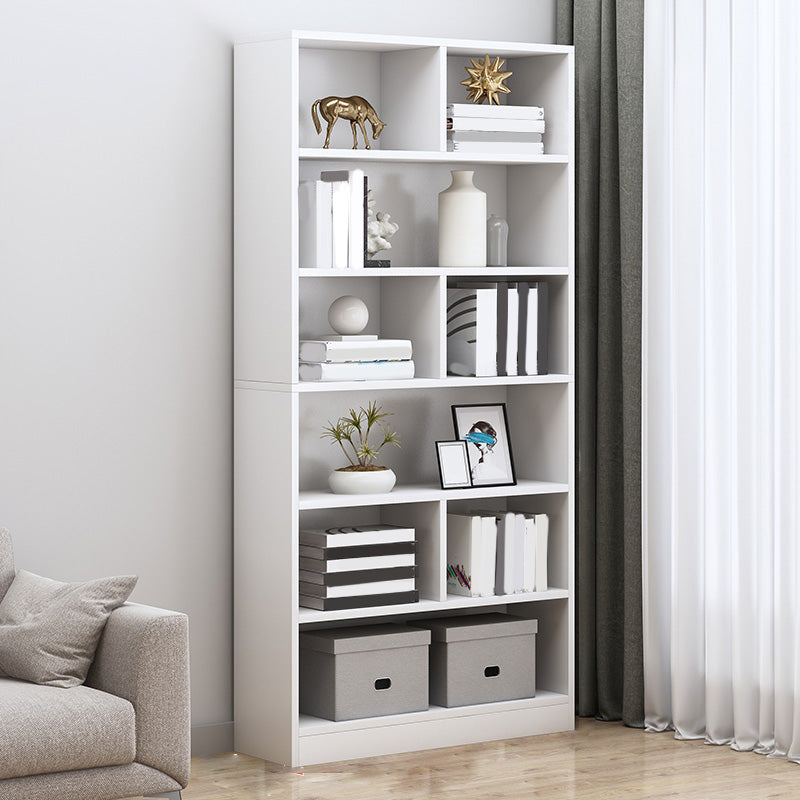 Contemporary Accent Cabinet with Wooden Shelves Rectangle Cabinet