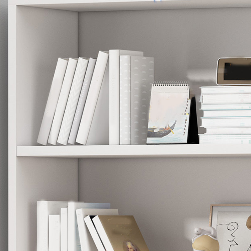Contemporary Accent Cabinet with Wooden Shelves Rectangle Cabinet