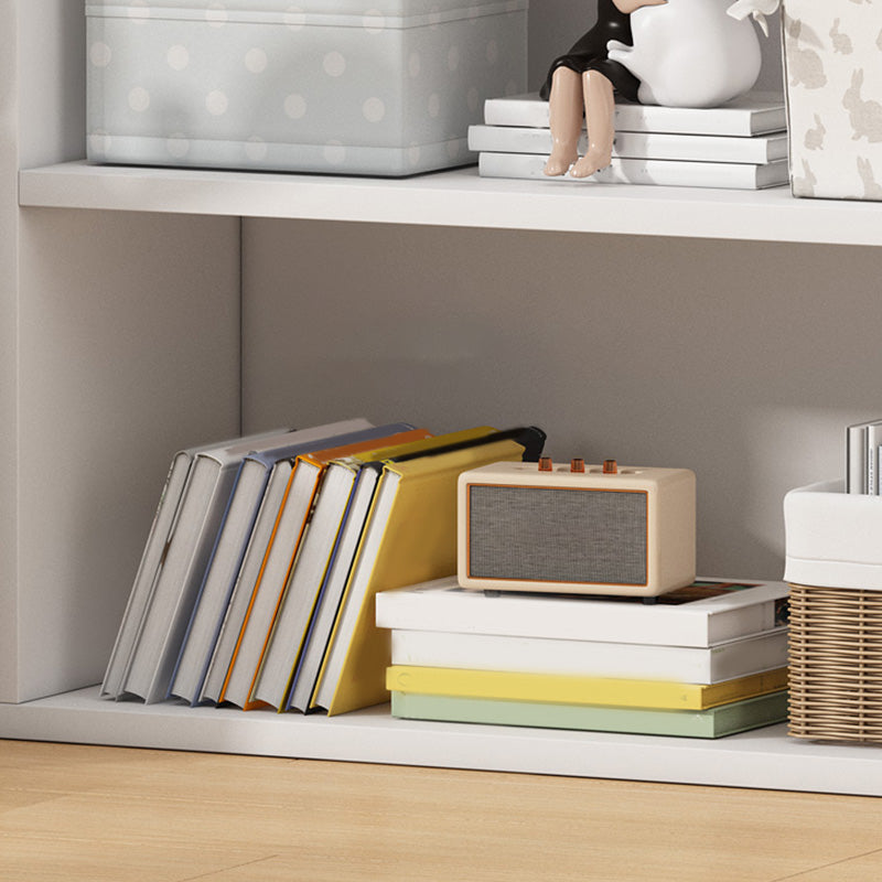 Contemporary Accent Cabinet with Wooden Shelves Rectangle Cabinet
