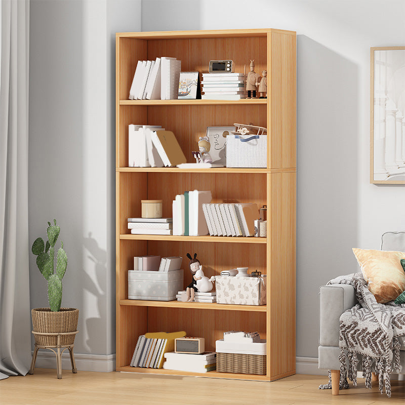 Contemporary Accent Cabinet with Wooden Shelves Rectangle Cabinet