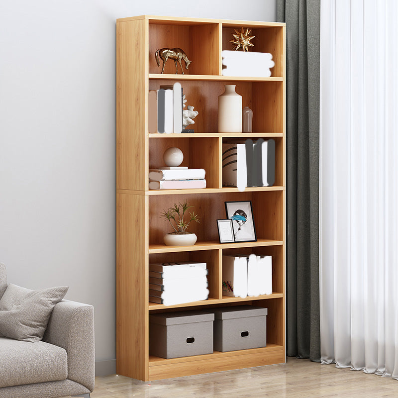 Contemporary Accent Cabinet with Wooden Shelves Rectangle Cabinet