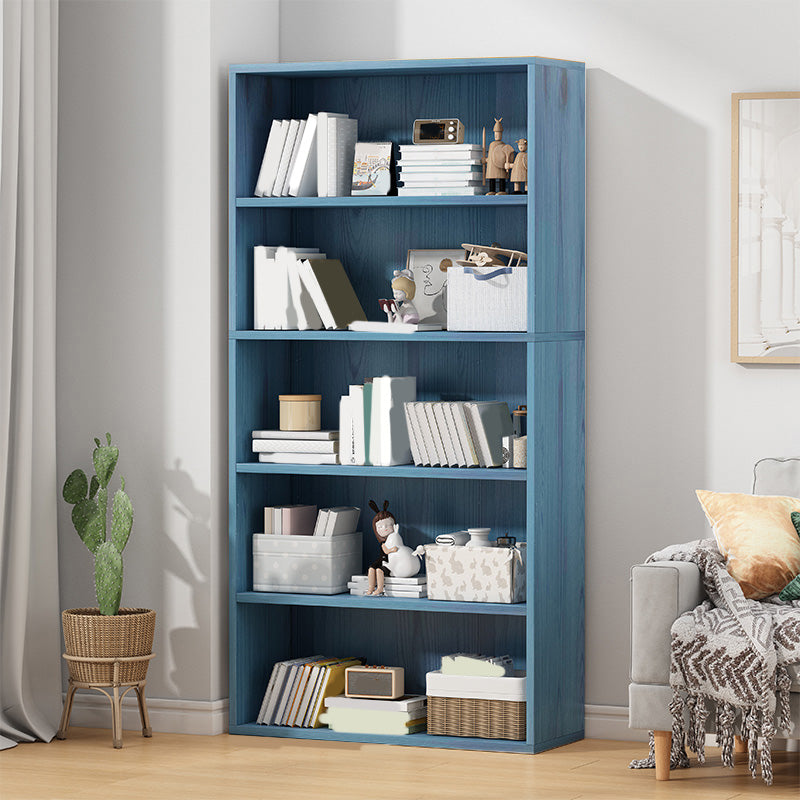Contemporary Accent Cabinet with Wooden Shelves Rectangle Cabinet