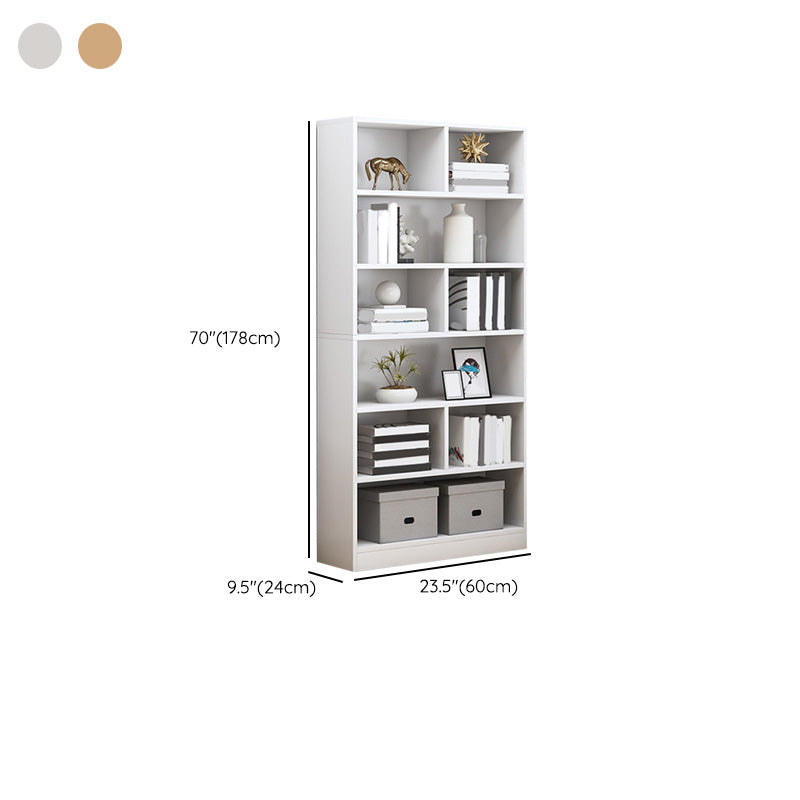 Contemporary Accent Cabinet with Wooden Shelves Rectangle Cabinet