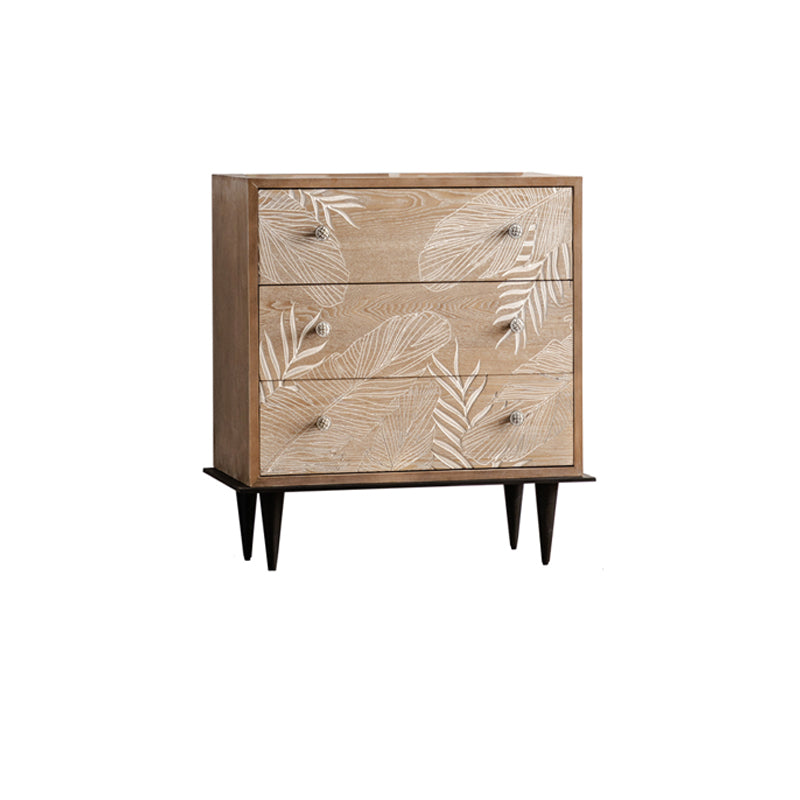 Modern Standard Storage Cabinet Solid Wood Cabinet with Drawer