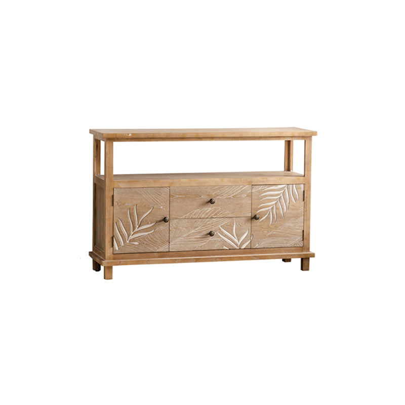Modern Standard Storage Cabinet Solid Wood Cabinet with Drawer