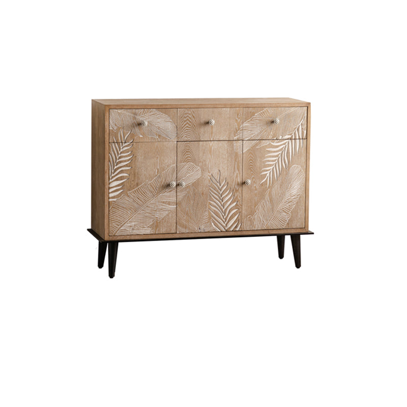 Modern Standard Storage Cabinet Solid Wood Cabinet with Drawer