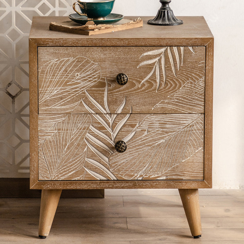 Modern Standard Storage Cabinet Solid Wood Cabinet with Drawer