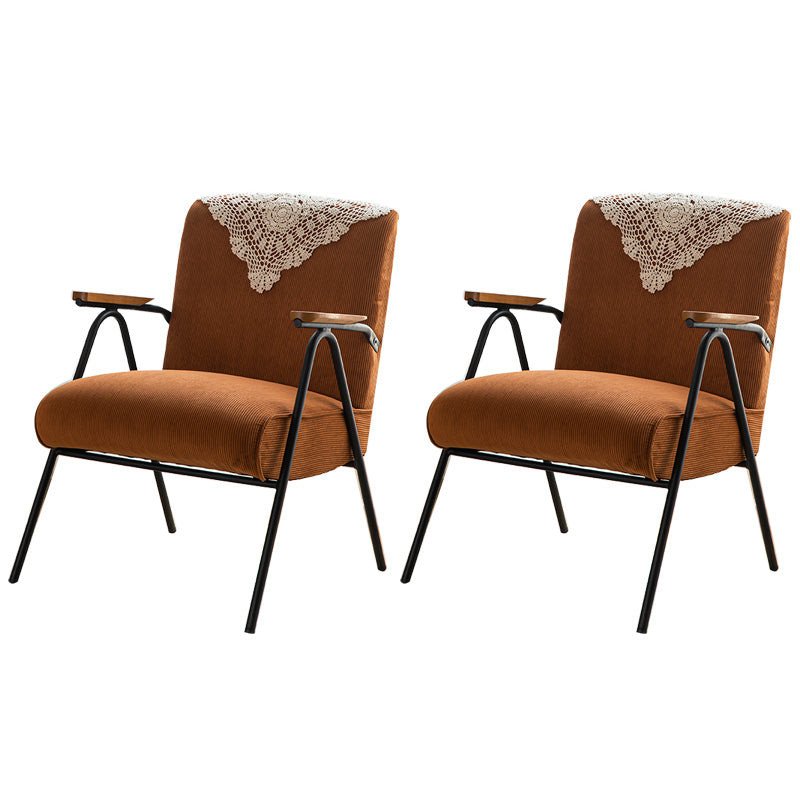 Mid-Century Modern Arm Chair Living Room Arms Included Square Arms Accent Chair