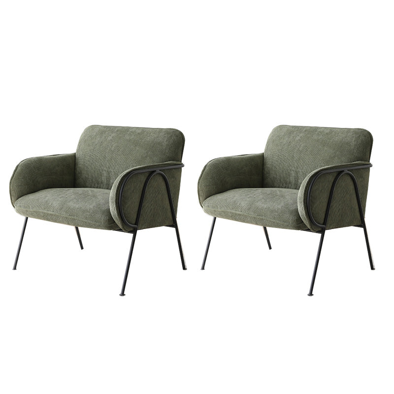 Mid-Century Modern Arm Chair Living Room Arms Included Square Arms Accent Chair