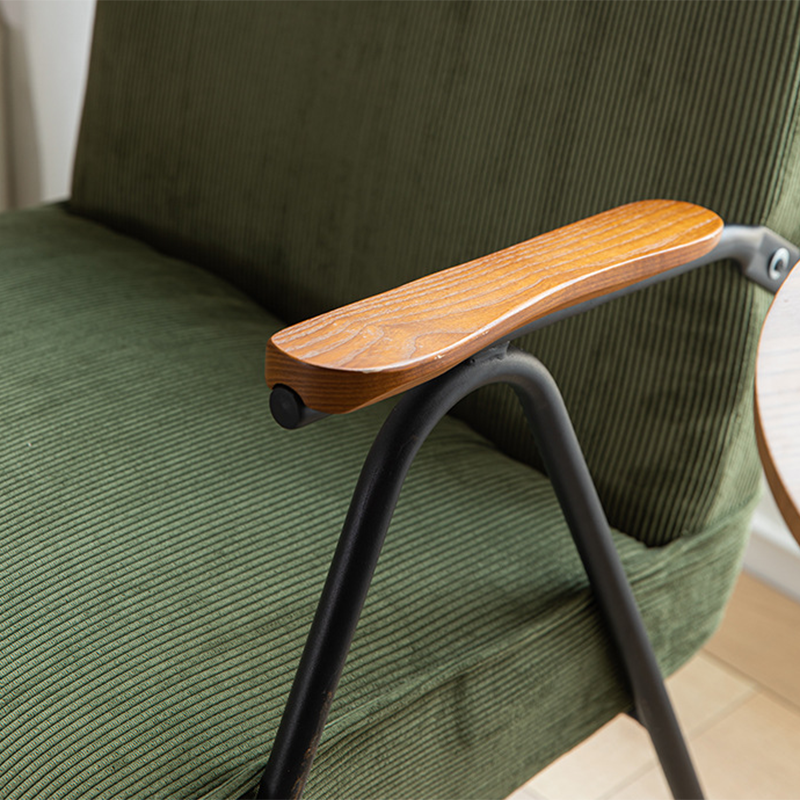 Mid-Century Modern Arm Chair Living Room Arms Included Square Arms Accent Chair