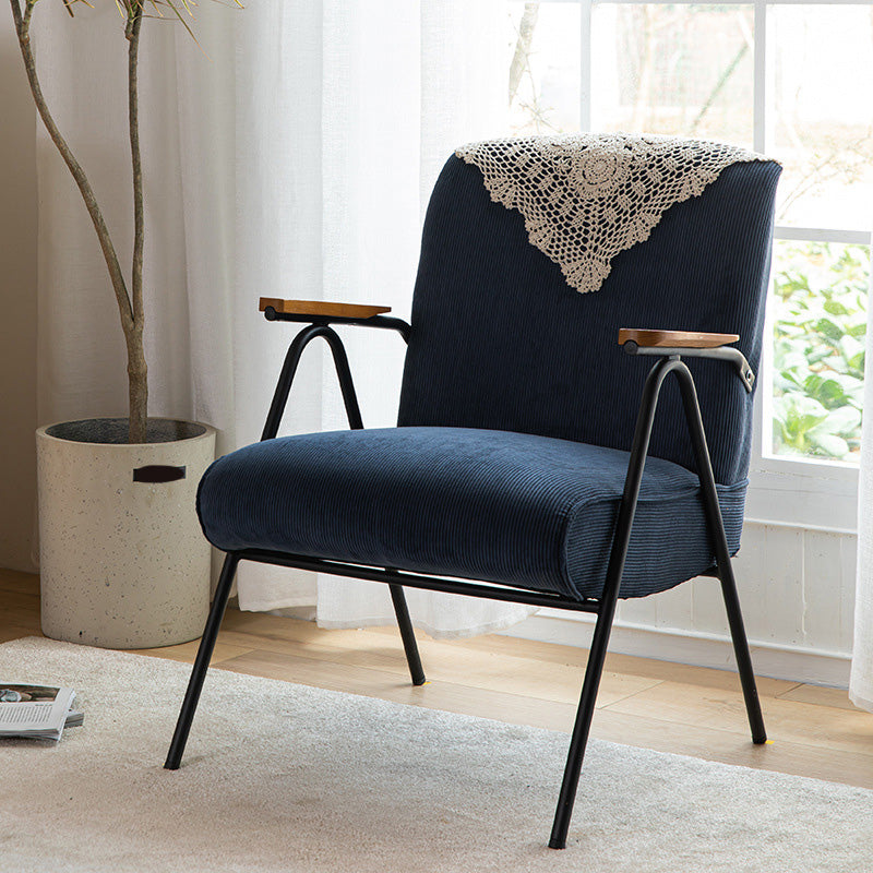 Mid-Century Modern Arm Chair Living Room Arms Included Square Arms Accent Chair