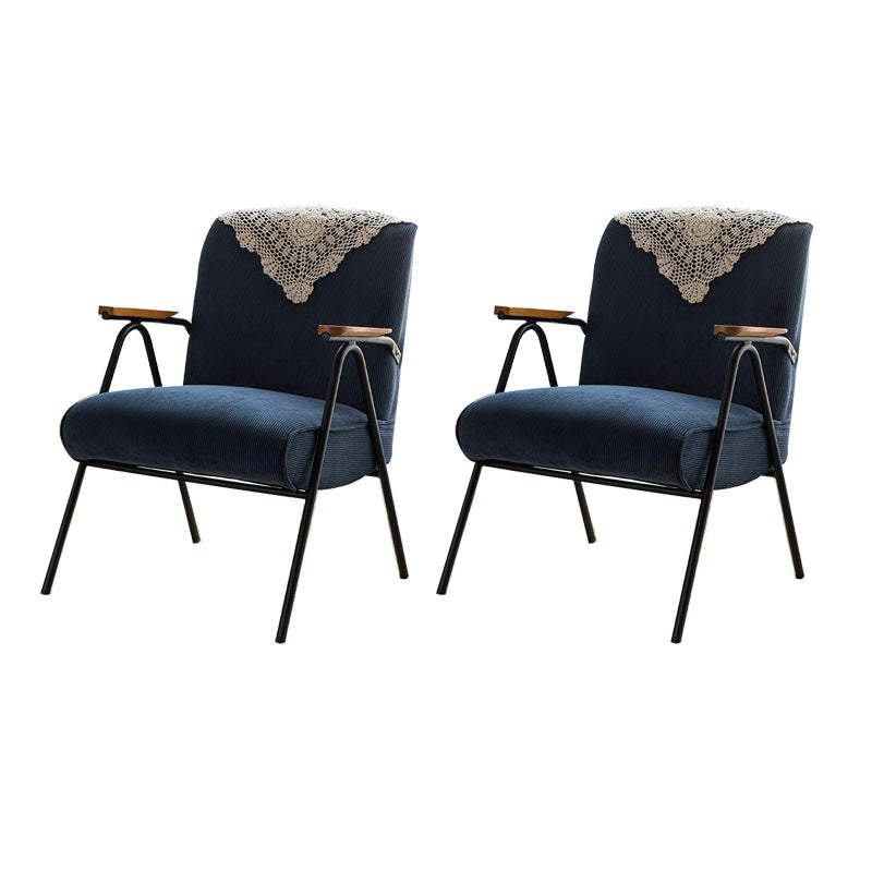 Mid-Century Modern Arm Chair Living Room Arms Included Square Arms Accent Chair