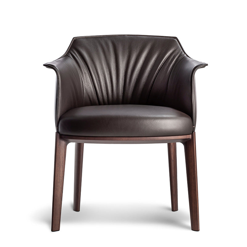 Mid-Century Modern Arm Chair Living Room Arms Included Basic Four Leg Armchair