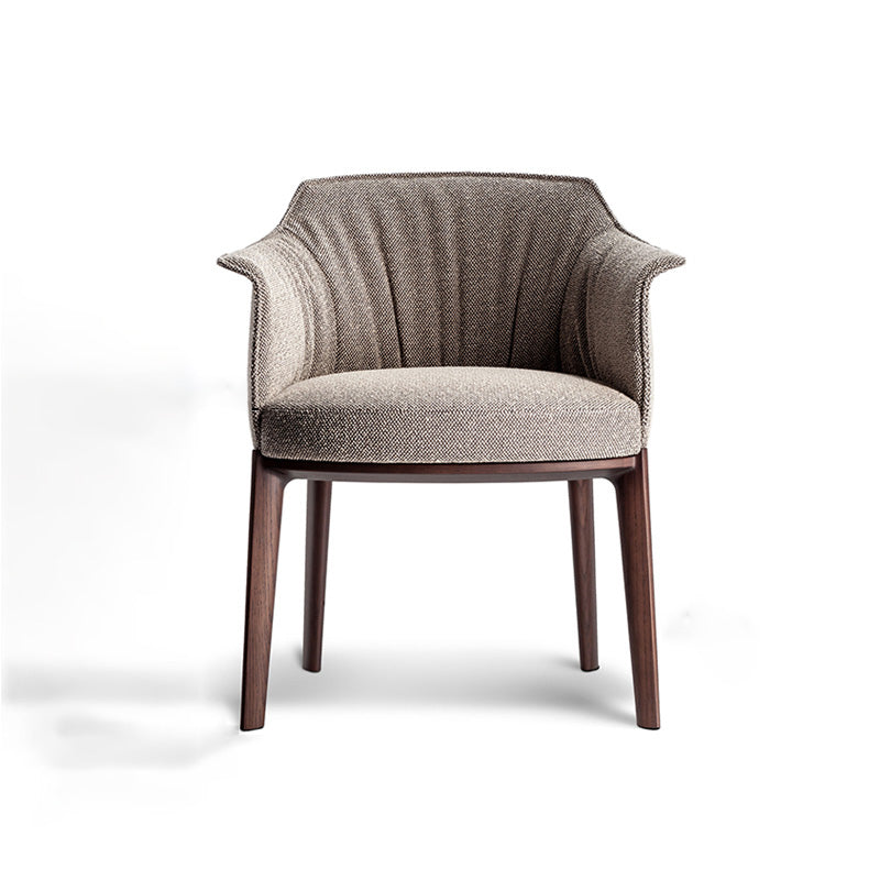 Mid-Century Modern Arm Chair Living Room Arms Included Basic Four Leg Armchair