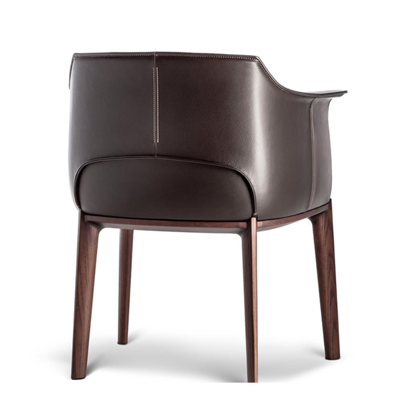 Mid-Century Modern Arm Chair Living Room Arms Included Basic Four Leg Armchair