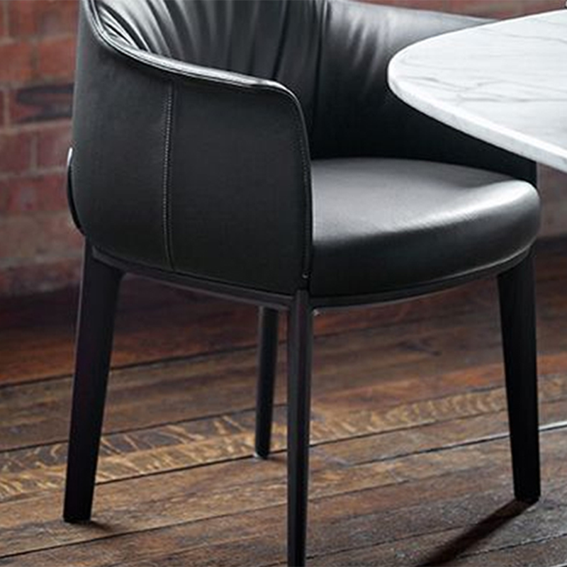 Mid-Century Modern Arm Chair Living Room Arms Included Basic Four Leg Armchair