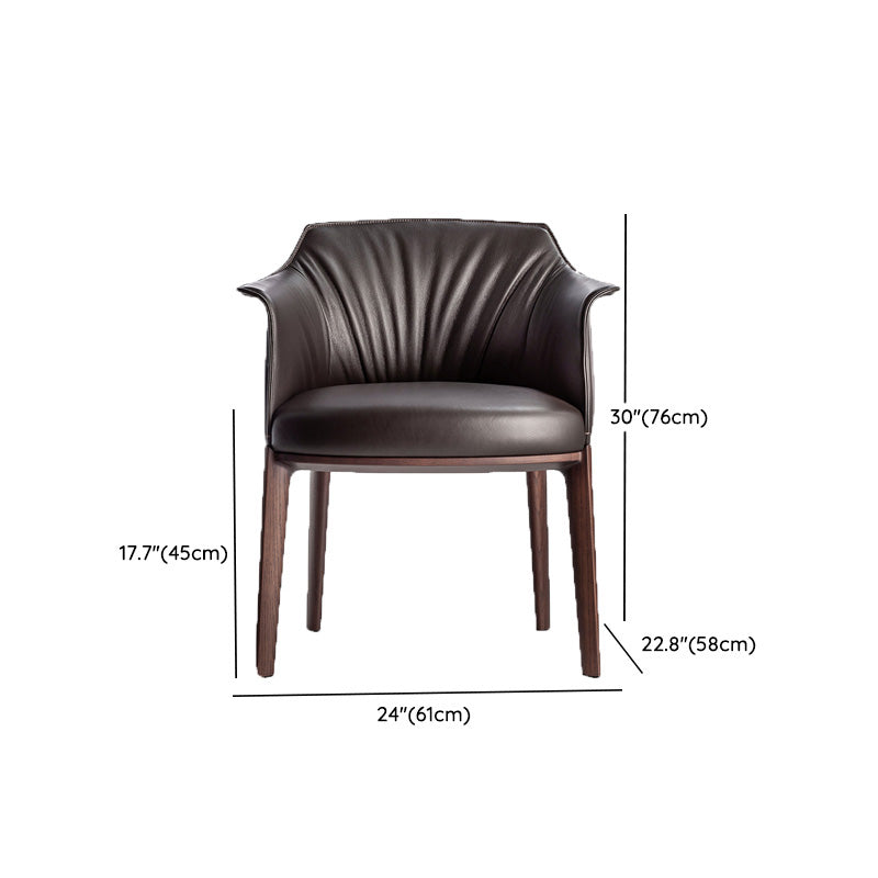 Mid-Century Modern Arm Chair Living Room Arms Included Basic Four Leg Armchair